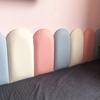 1PC 40x20cm Nordic Style Headboard Bedroom Head Board Stickers Room Anti-collision Wall Panels Home Decoration