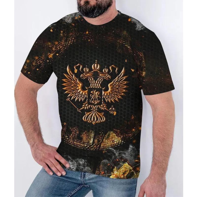Shirt for Mens Print Short Sleeve Top 3D Casual Street Man's T-shirt Tee Shirt Men Vintage Clothing Shirt