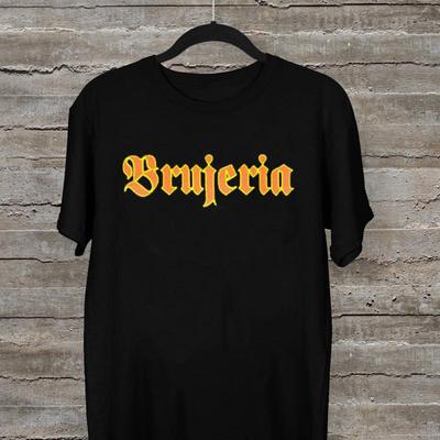 New Brujeria Band Logo Classic Black All Size T Shirt
