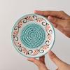 Râpe à Ail et Gingembre en Céramique Yousheng, Plaque Manuelle à Hacher pour Purée d'Ail et de Gingembre Écrasé, Écraseur de Cuisine Multifonctionnel pour Fruits