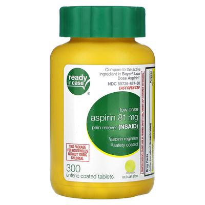 Aspirin, 81 mg, 300 magensaftresistente Tabletten