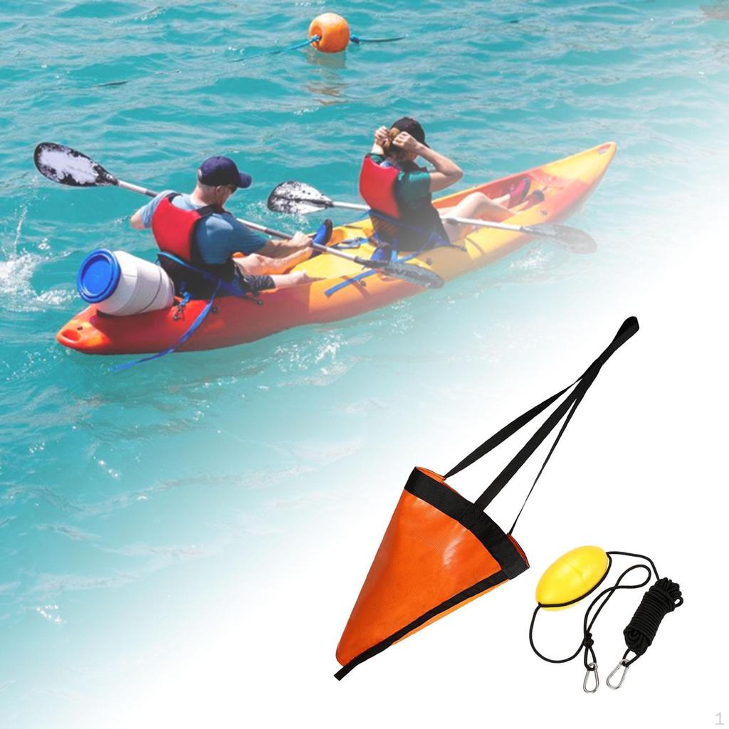 Sada driftovací kotvy pro kánoi pro rybaření s 30ft tažným lanem a PVC materiálem