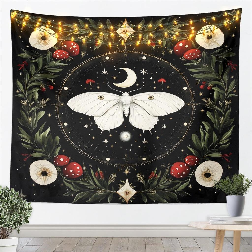 Happy Halloween Wall Art Medium Kids Spider Wall Hanging Blanket for Boys Girls Teens Cobweb Vintage Halloween Decor Spooky