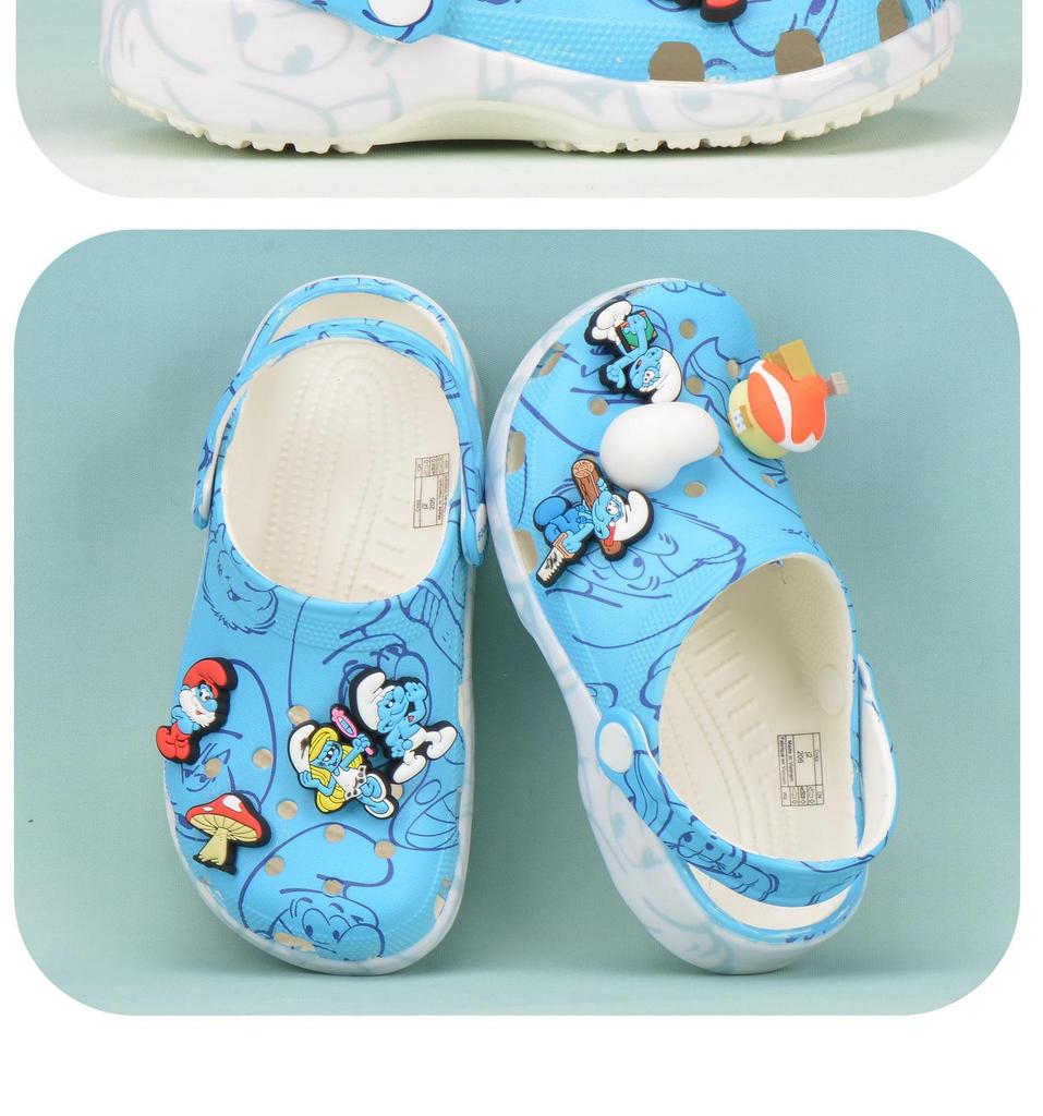 Smurfs Animation Non-slip Beach Sandals for Toddlers