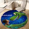 Personalized Good Dinosaur Round Chair Office Rug - Perfect for Mat, Office Chair & More - Ideal Gift for Birthdays and Holidays