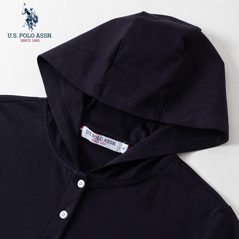 U.S. Polo Assn. Damen Baumwoll-Polohemdkleid
