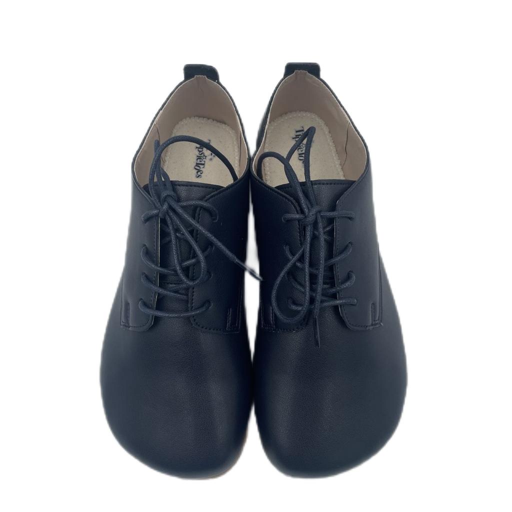 Sprinng Autumn Barefoot Genuine Leather Women Sneaker With Zero Drop Flat Soft Sole Wider Toe Box Light Weight