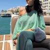 2026 Women's Fashion Sequin Knit Sun Protection Shawl Top – European American Beach Style