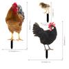 YKLU069-256 3D Rooster, Hen, Duck & Pig Outdoor Garden Decoration Plug