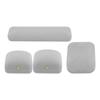 Jewelry Gift Box Cushioning Soft Lining Exquisite Lightweight Portable Small Jewelry Case Light Gray