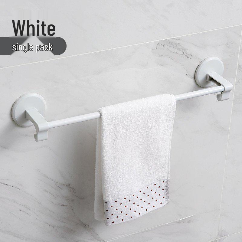 Punch-Free Stainless Steel Bathroom Towel Rack