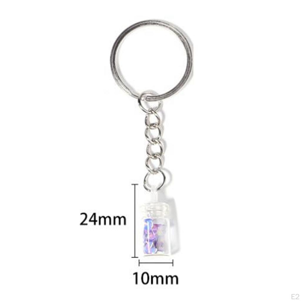 10 Key Chains Pendant Hanging Decorations Parts Connector Supplies Gifts Holder Rings Making Handbag