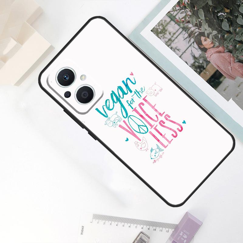 Vegan Inspiration Case For OPPO Reno 11F 4Z 5Z 8T 10 Pro 4 6 7 8 5 Lite OPPO Find X6 Pro X2 X3 X5 Lite Cover