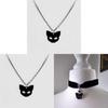 Animal Zodiac Pendant Necklace In Black Alloy For Ladies And Gents Summer Accessory