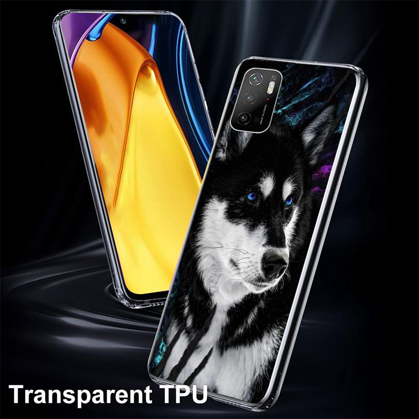 Siberian Husky Dog Phone Case For Xiaomi Poco X7 X6 X5 Pro F7 Ultra Redmi 15C 15 13C 13 12C 12 10 10A 10C 9 9A 9C 9T Cover Poco