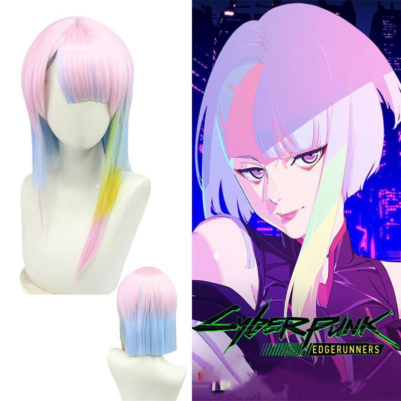 Parrucca Cosplay Lucy di Cyberpunk Edgerunners Morbida, Naturale e Facile da Pettinare!