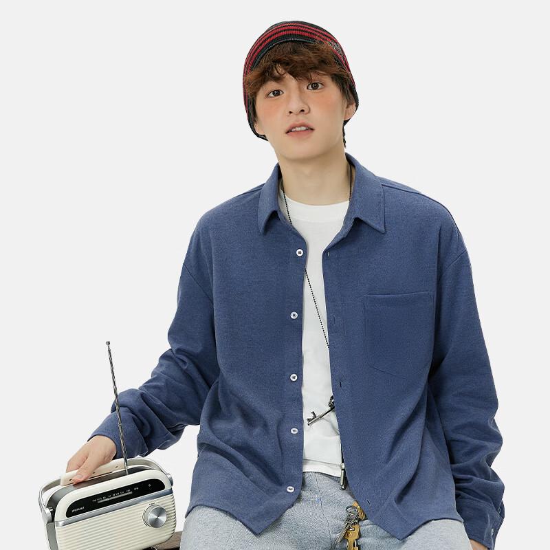 MINISO Men's Flannel Long-Sleeve Shirt