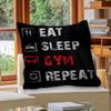 GYM Exercise Time Pillow Anime Pillow Sofa Bed Head Pillow Cover Cushion Cover 45x45 Cm Fashion