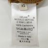 Celine Brown Triomphe Embroidery High Neck Cashmere Pullover Knit Tops XS BrownUsed