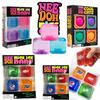 Schylling Needoh Nice Cube Sensorisches Quetschspielzeug Super Quetschig Quetschbar Stressabbau Anti-Angst Fidget Werkzeug