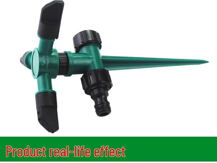 Ground-Mounted 360° Rotating Sprinkler for Lawn, Roof Cooling & Garden Irrigation