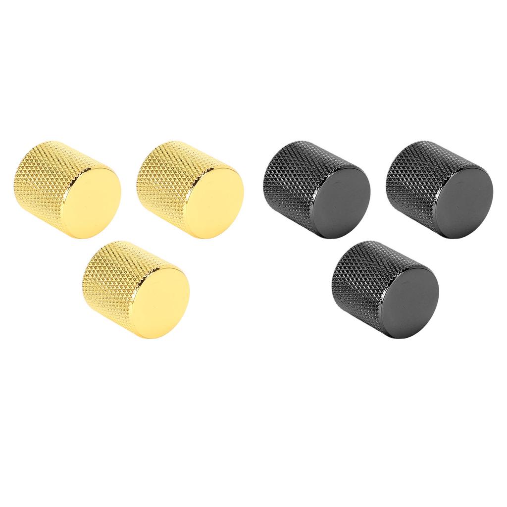 3 stk. gitarvolum-toneknapp metall elektronisk kontrollknapp for LP-gitarer AB-potensiometre