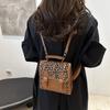 Women S Contrast Color Casual Fashion Small Shoulder Backpack