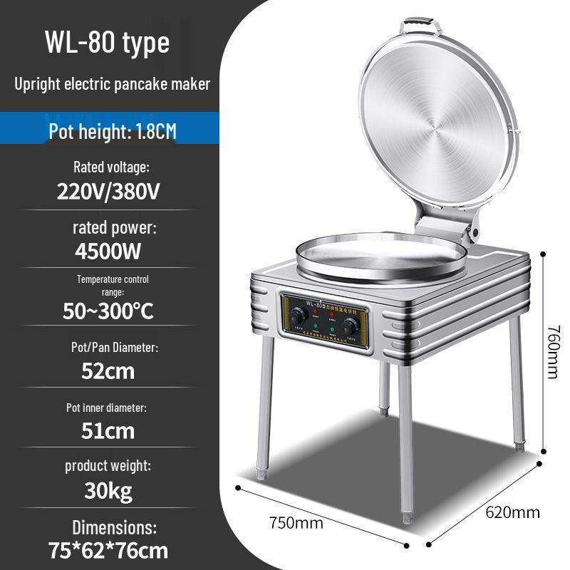 Commercial Double-Sided Electric Baking Pan for Cakes and Pancakes