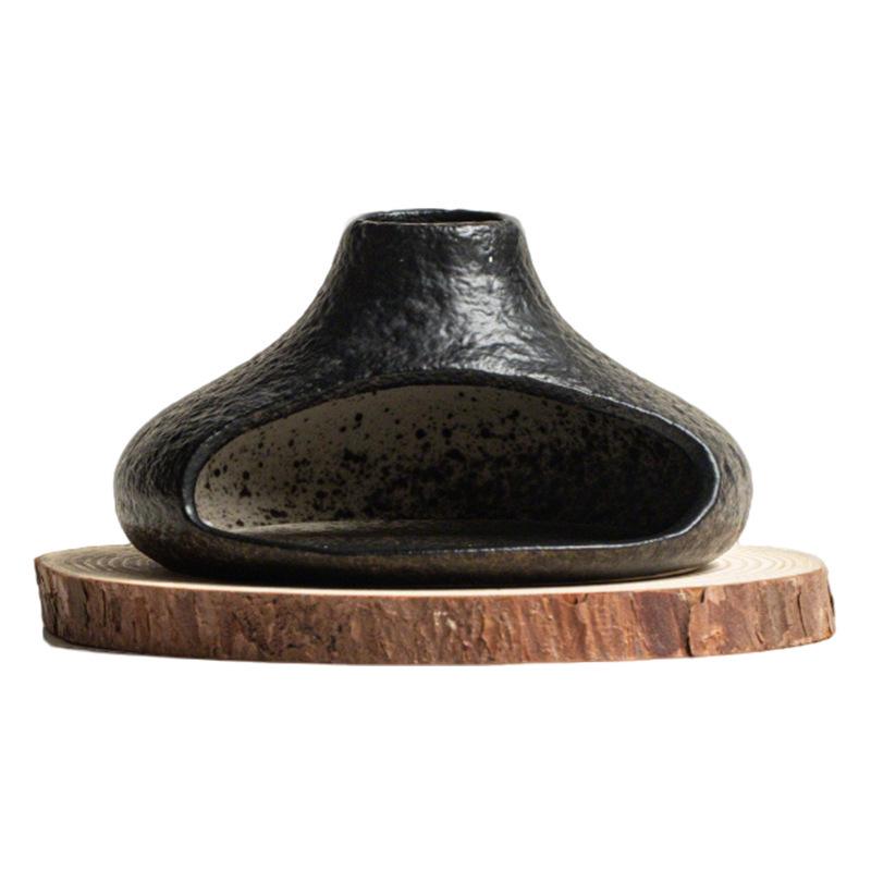 Retro Chinese Rock-Style Ceramic Tea Filter