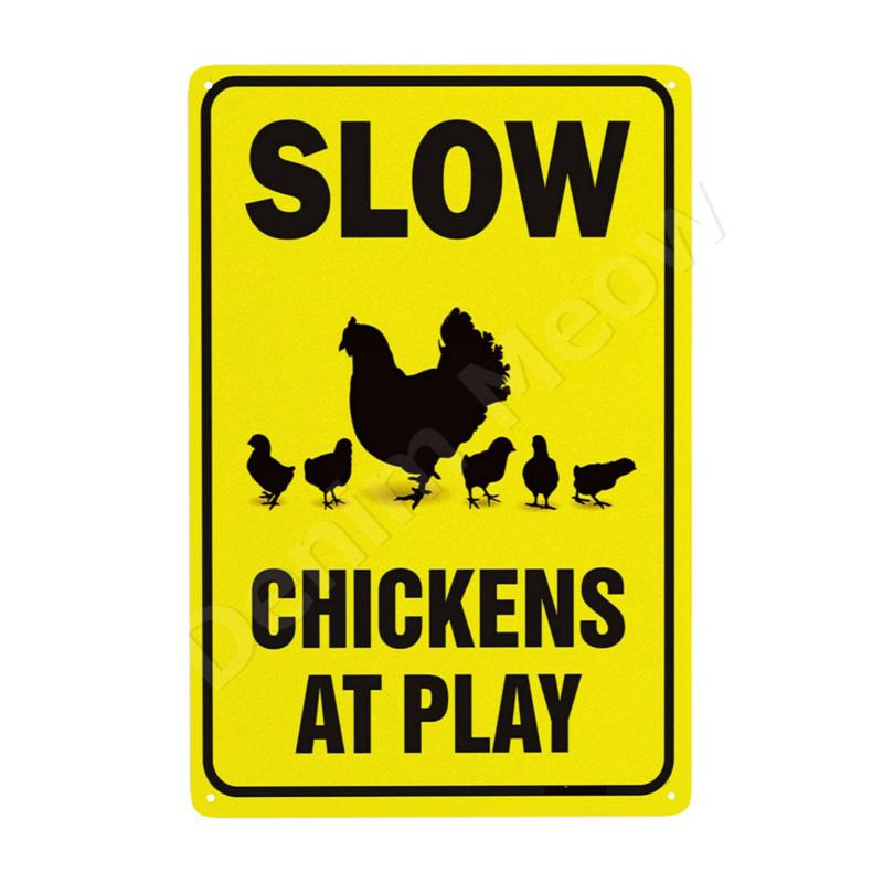 The Fluffy Butt Hut Vintage Retro Metal Sign Hot Chicks Funny Wall Art Sign Welcome To Our Coop Kitchen Farmhouse Wall Decor