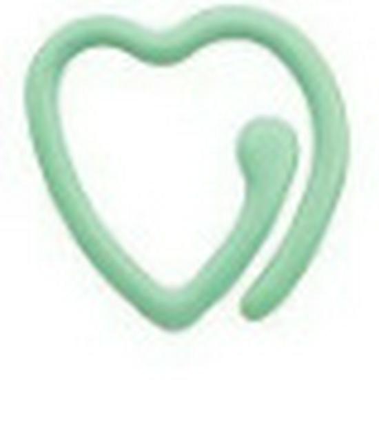 Love Heart Metal Painted Stitch Markers for Knitting and DIY Yarn Projects