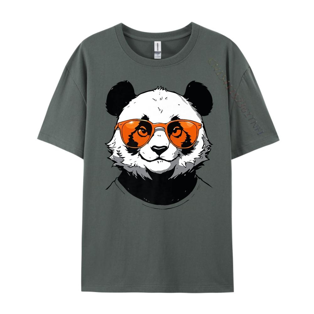Cool Panda Face Wearing Sunglasses Panda Unisex Unisexs Graphic Tshirts New Year Classic