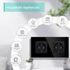 BSEED Double EU Wall Socket  Type-c USB Power Sockets Android Apple Mobile Phone Charging Ports Glass Panel 16A