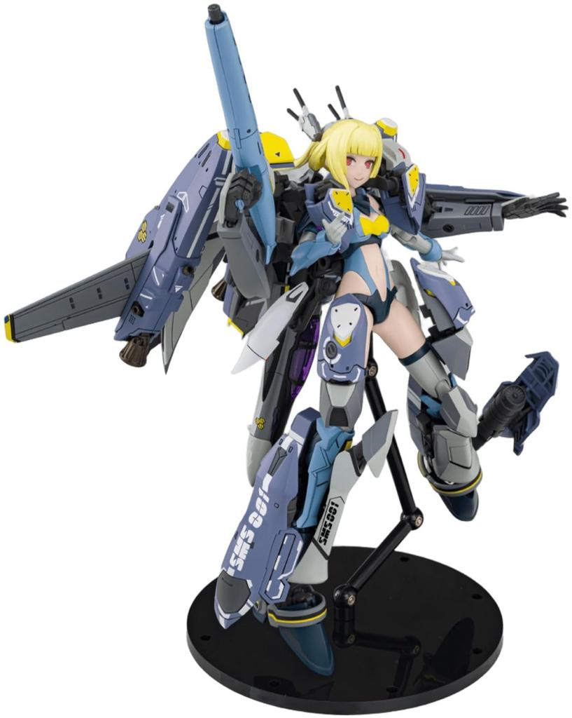 Aoshima Bunka Kyozai VFG Macross F Super Messiah Approximately 155mm Plastic Model Kit VF-25S MC-18 (Airplane), Tall, Pre-Colored