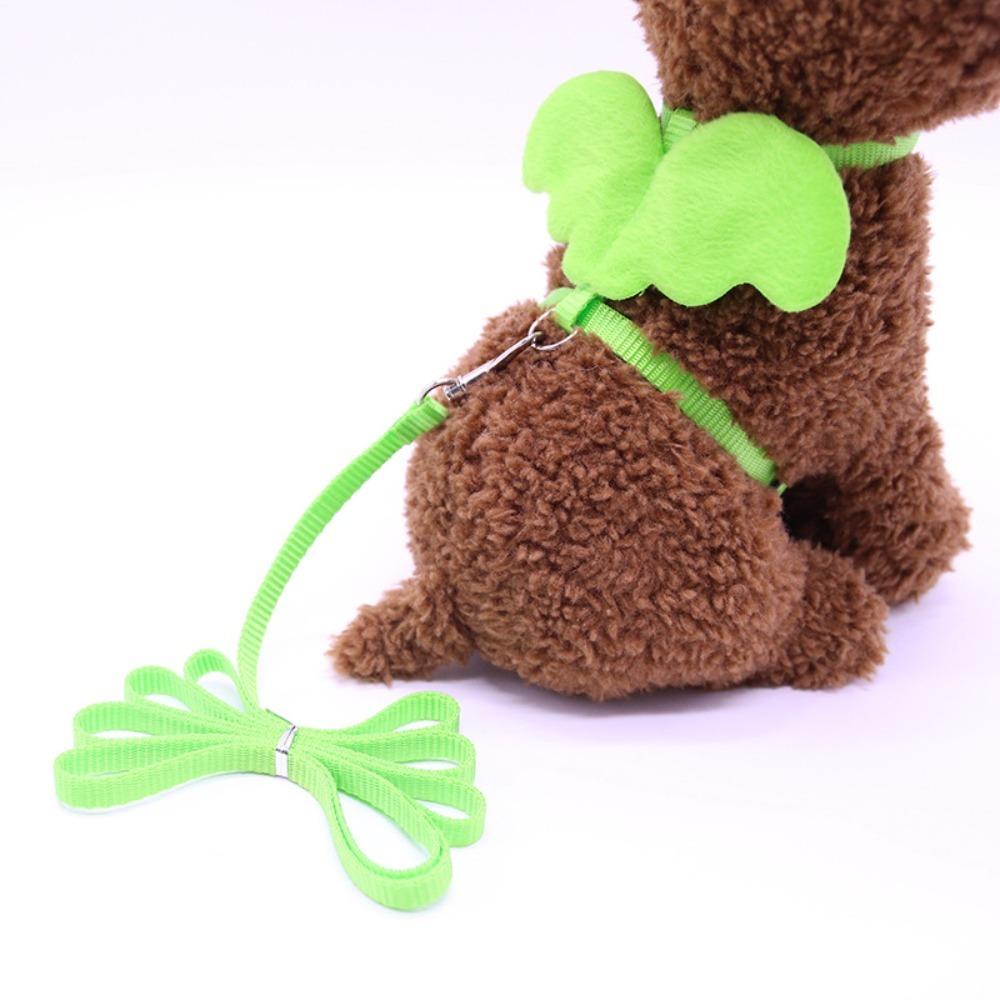 120CM Puppy Leash Collar Green Pet Harness Cute Dog Cat Leashes  For Pet Outdoor Walking