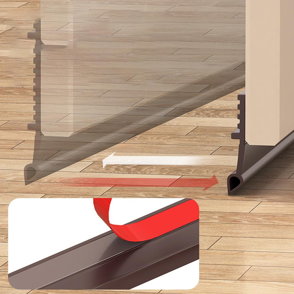Door Bottom Sealing Strip Window Door Seam Strip Soundproof Sealing Strip Home Improvement Dustproof Windshield Sealing Tap