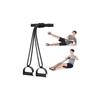 Arkmoon 2-Way Resistance Band with Pedal for Abdominal, Core, Leg, Arm, Shoulder, and Scapula Exercises - High Elasticity, Non-Slip, Posture