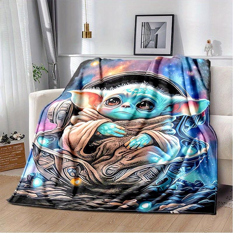 1pc Star Wars Printing Blanket - Soft, All-Season Throw for Office Blanket, Personalized Gift with Adorable Cartoon Design