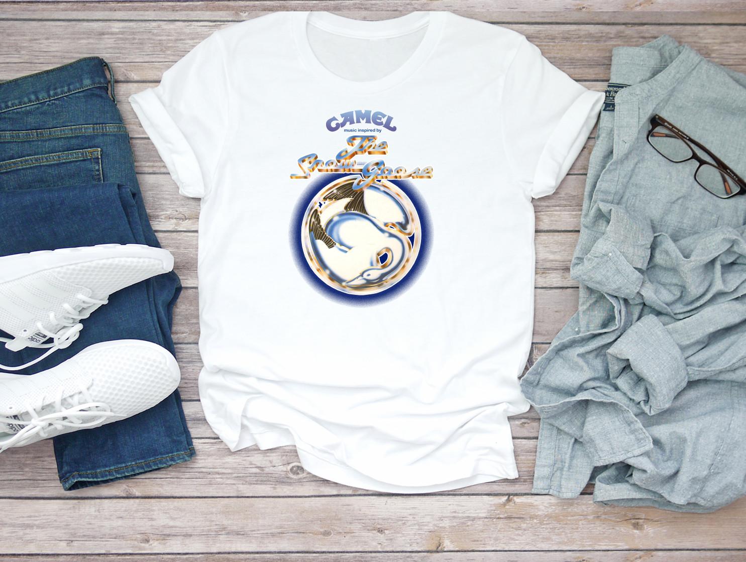 26 Camel Snow Goose Rock Indie Band Music short sleeve Men T-Shirt G023 Unisex T-Shirt L