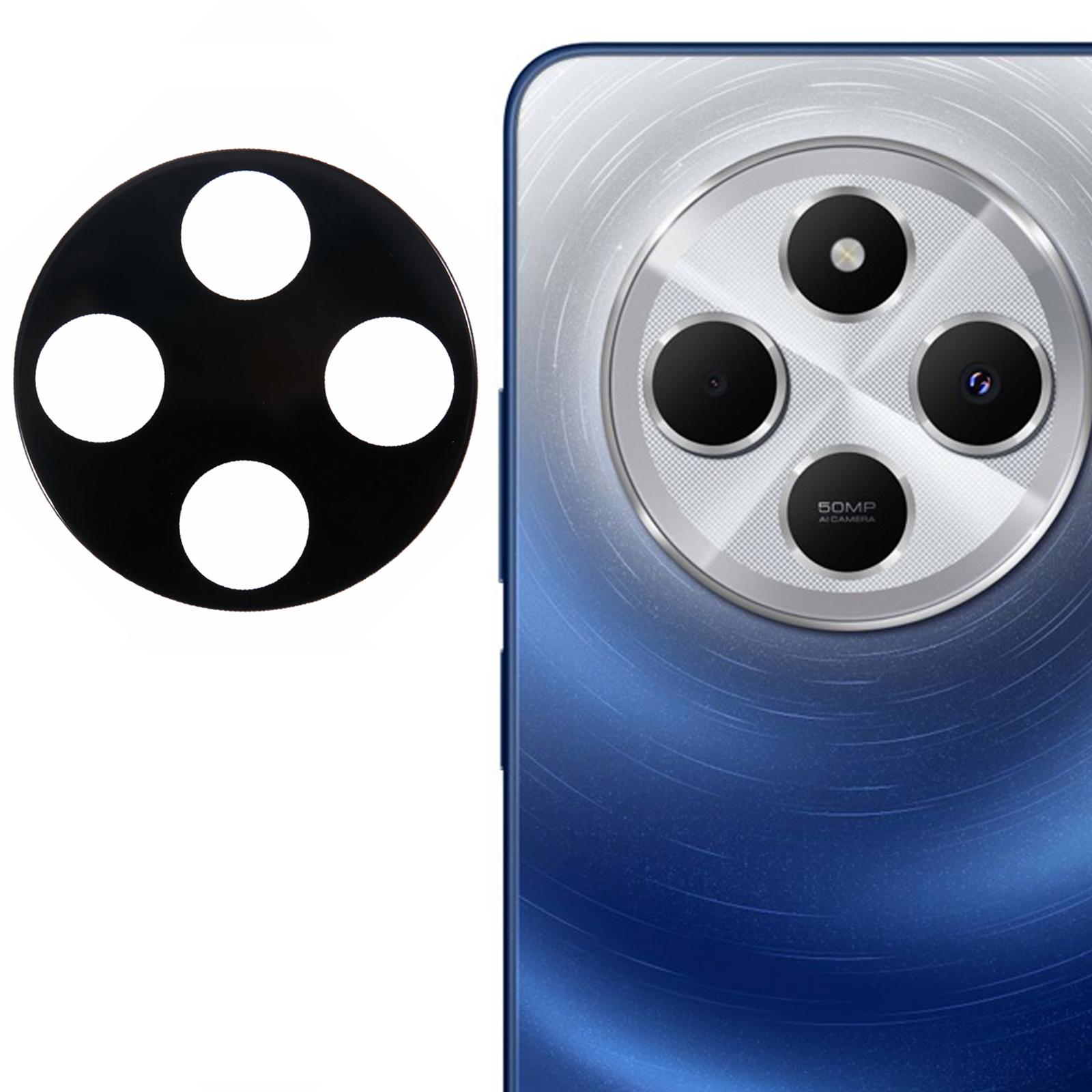 

Для Xiaomi Poco C75 4G/Redmi 14R 5G/14C 4G Захисник об єктива камери Загартоване скло HD Прозорий Стійкий до подряпин Плівка для об єктива Black Silk Printing