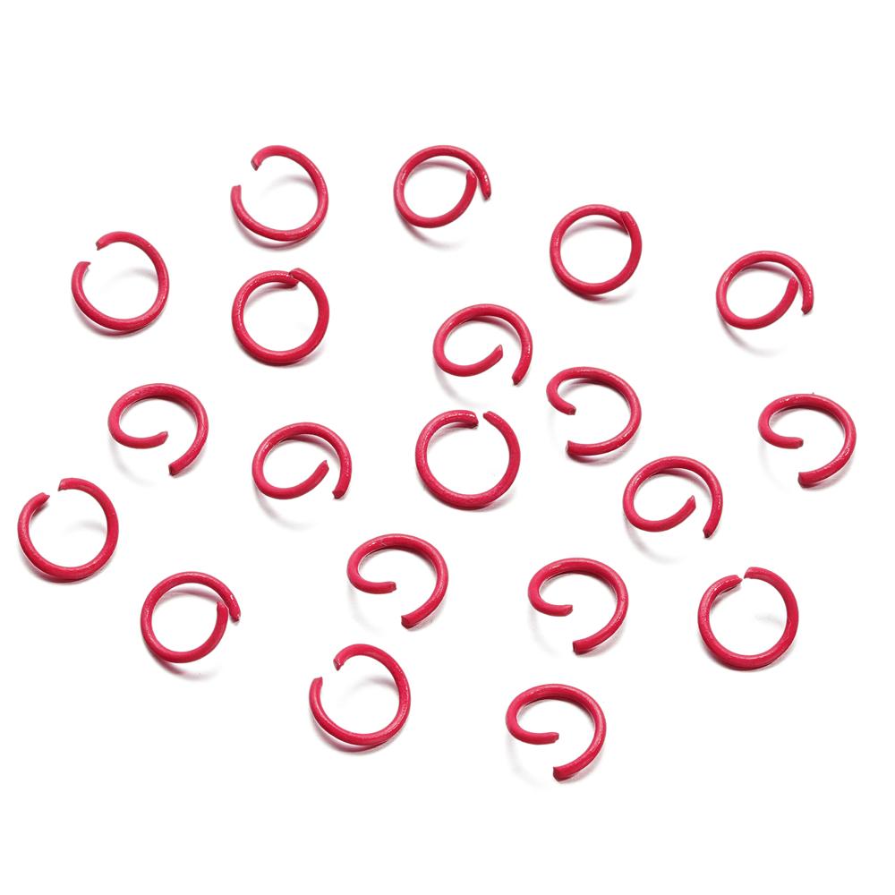 100Pcs 1.2x10mm Colorful Open Jump Rings Split Jump Ring Connector For Jewelry Making DIY Bracelet Necklace Earring Accessories