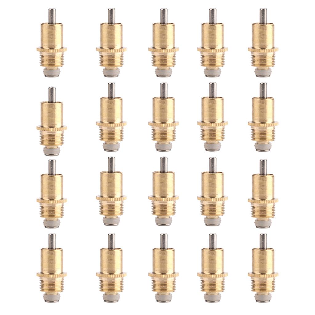 20Pcs Long Type Rabbit Drinker Nipple Waterer Drinking Water Tool Cage Accessories