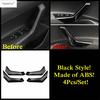 AC Air Shift Gear Panel Handle Bowl Head Light Lamp Window Lift Cover Trim Black Accessories For VW Volkswagen Polo  -