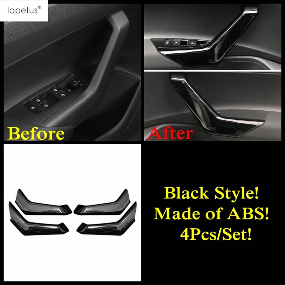 AC Air Shift Gear Panel Handle Bowl Head Light Lamp Window Lift Cover Trim Black Accessories For VW Volkswagen Polo  -