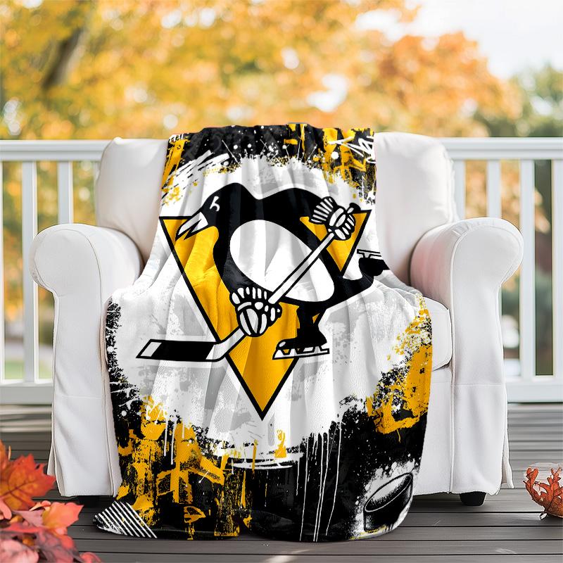 1pc Football Team (41) Theme Blanket - Digital Print, Polyester, Cozy for All Seasons, Perfect for Outdoor, Camping, and Travel