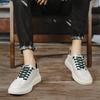 High Quality Trendy Men's Shoes New Breathable White Shoes Men's Sports and Leisure Board Shoes for Men Trendy Zapatos Casuales