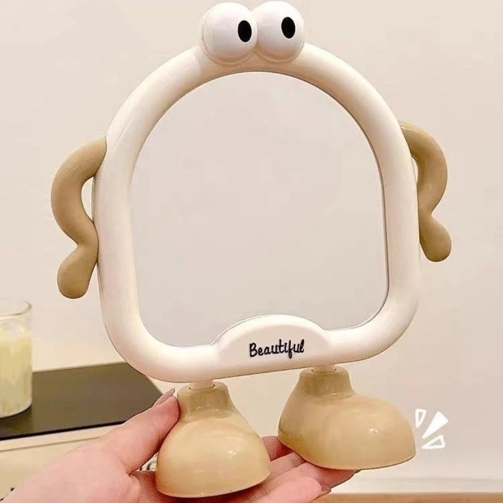 Funny Makeup Mirror Adjustable Angle Desktop Mirror Big Eyes Decorative Mirror Student Dormitory