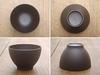 Tableware East Woodgrain Soup Bowl S 360cc Dark Brown Matte Set of 5