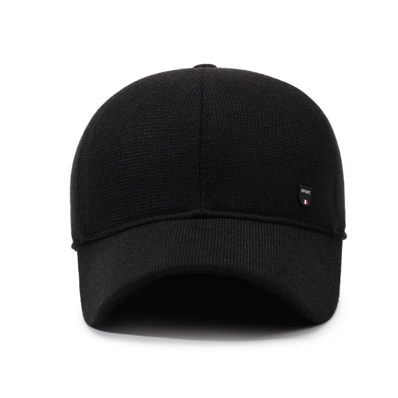 Men's Winter Hat Middle-Aged and Elderly Warm Baseball Cap Autumn Winter Cotton Hat