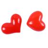 Peach & Red Heart Resin Accessories for DIY Phone Cases & Clothing Decor